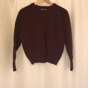 Burgundy cozy sweater
